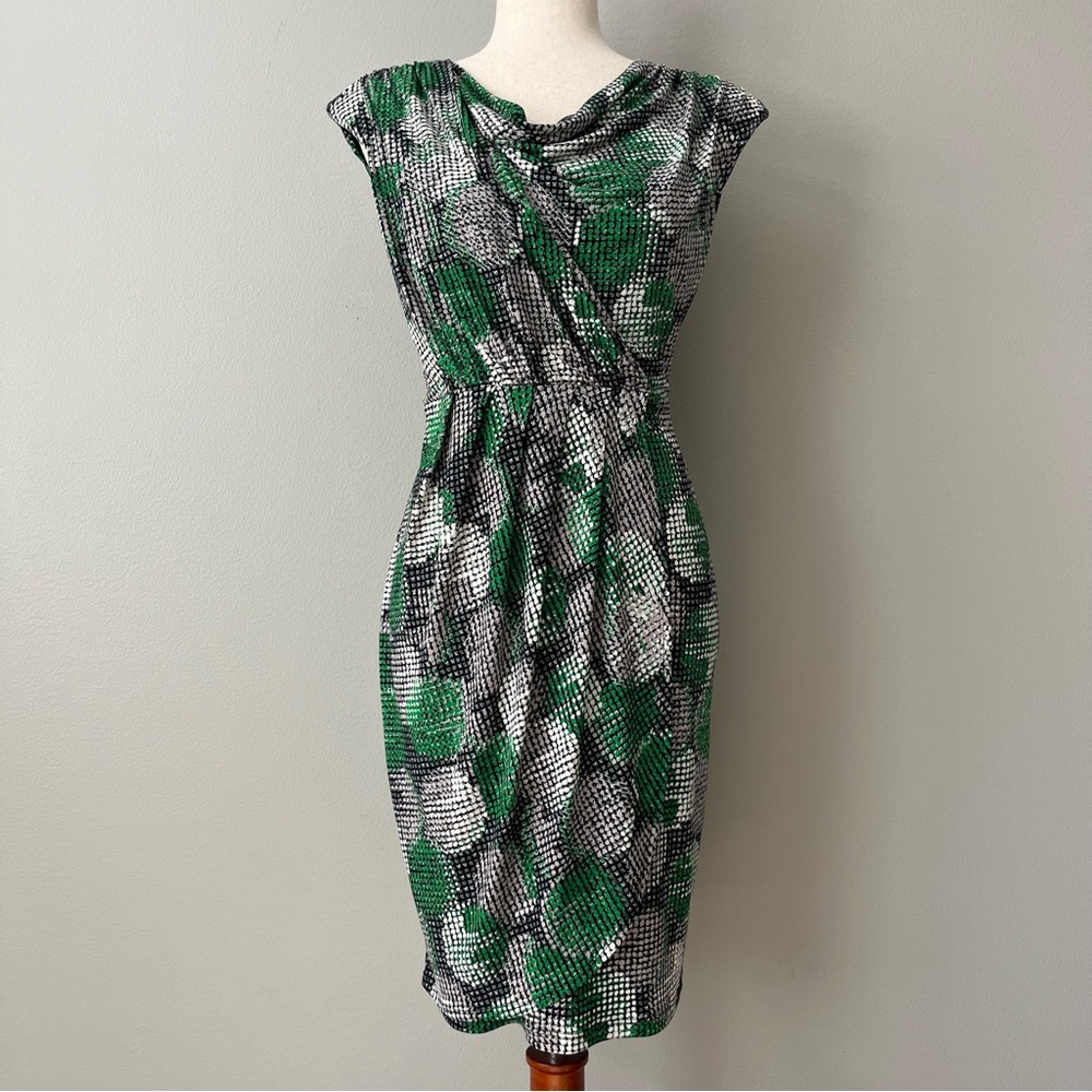 VALERIE BERTINELLI Faux Wrap Cap Sleeve dress /‎ 6